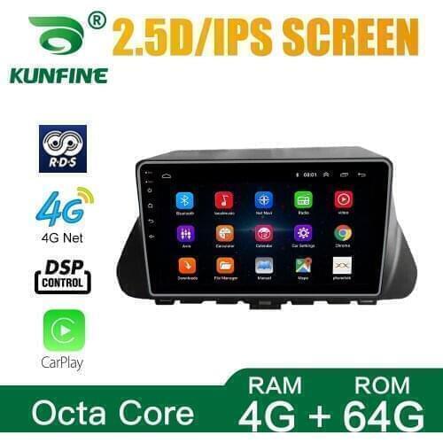 Car Radio For HYUNDAI Fiesta 2019 silver Android 10.0 Octa Core Car DVD GPS Navigation Player Deckless Car Stereo Headunit