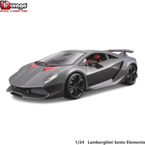 Bburago 1:24 Scale Lamborghini Sesto Elemento Alloy Luxury Vehicle Diecast Cars Model Toy Collection Gift
