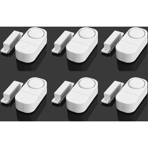 2PC Wireless Home Door Window Sensors Magnetic Independent Standalone Entry Security Alarm Guardian Burglar Alarm Big Decibel