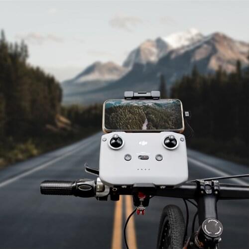 Sunnylife Remote Controller Bracket Bicycle Clamp Following Shot Remote Controller Holder for DJI Mavic Air 2 Accessories