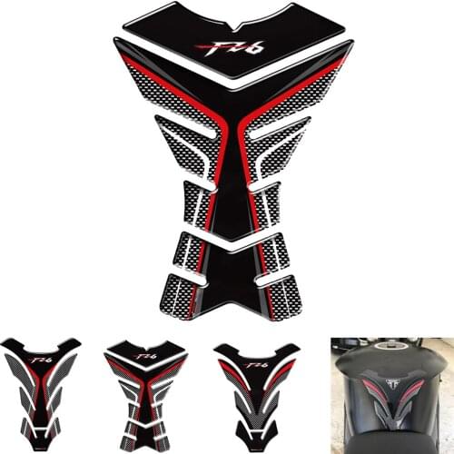 ForYamaha FZ6 FZ6N FZ6S new 3D carbon appearance motorcycle fuel tank pad protection decal sticker shell