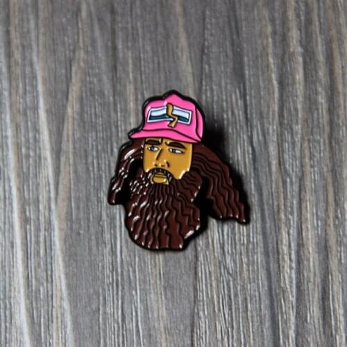 Movie Forrest Gump Enamel Metal Alloy Badge Brooch Pin Clothes Lapel Bag Backpack Hat Fashion Cartoon Jewelry Accessories