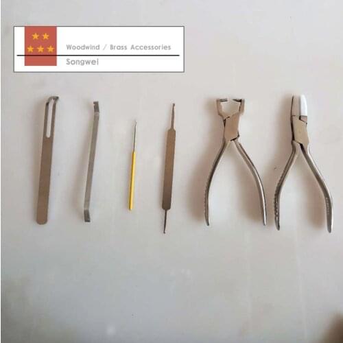 1set=6pcs Repair special tools for clarinet flute sax oboe Piccolo Woodwind and brass instruments tools