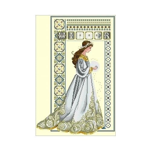 LL60 Celtic Winter Counted Cross Stitch 11CT 14CT 18CT Cross Stitch Kits Embroidery Needlework Sets