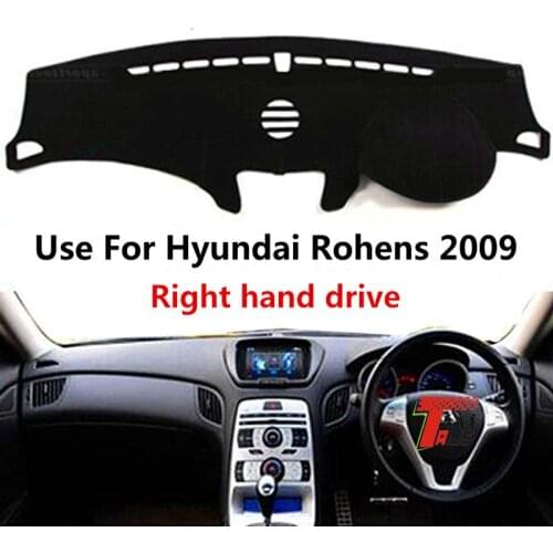 TAIJS Factory Classic protective Polyester Fibre Car Dashboard Cover For Hyundai Rohens 2009 Right hand drive