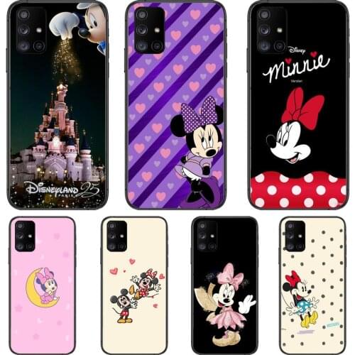 Beautiful Minnie Mouse Phone Case Hull For Samsung Galaxy A50 A51 A20 A71 A70 A40 A30 A31 A80 E 5G S Black Shell Art Cell Cove