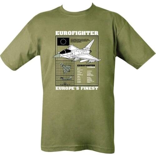 2019 New 100% Cotton Top Quality Mens Eurofighter Typhoon T-Shirt
