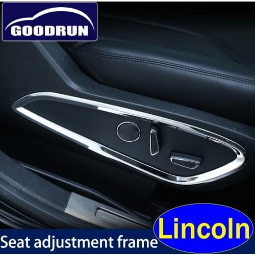 Car Seat Adjustment Frame Stickers For Lincoln NAVIGATOR AVIATOR CORSAIR NAUTILUS CONTINENTAL MKX MKC MKZ Interior Accessories