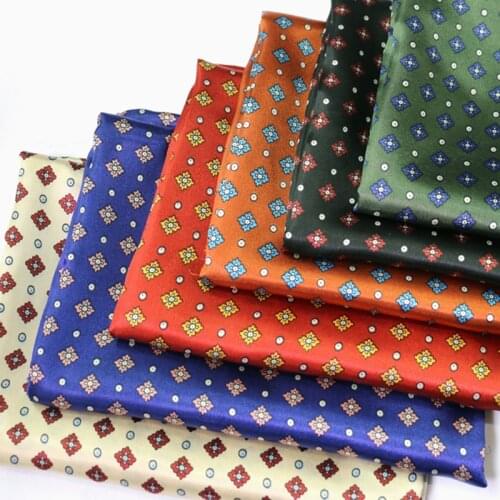 By Meter Soft Charmeuse Satin Fabric Material Geometric