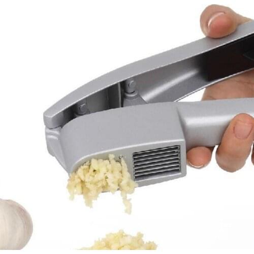 Garlic Press & Slicer 2 In 1 Aluminium Garlic & Ginger Mincer And Slicer With Slicing And Grinding Kitchen Tools Home Cocina