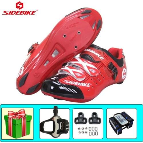 SIDEBIKE Professional Bicycle Riding Shoes Add Pedals Breathable Self-locking Outdoor Zapatillas Ciclismo Racing Bike Footwear
