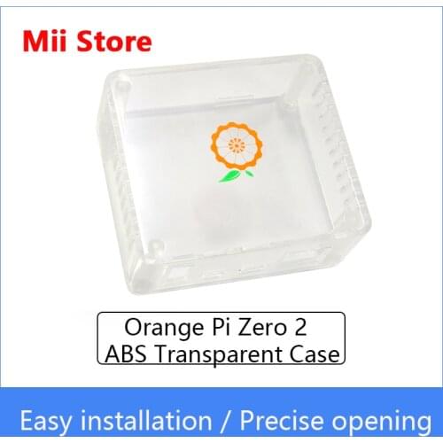 Orange Pi Zero 2 ABS Transparent Case, Transparent Environmentally friendly ABS raw material pi