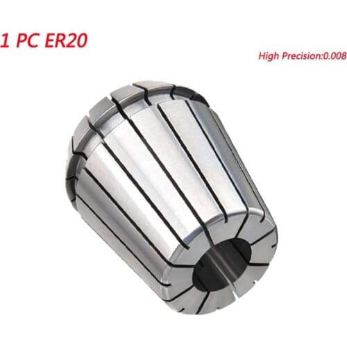 New 1PC ER20 Spring collet High Precision 0.008 AA 1MM to 13MM clamping tool drill chuck arbors for CNC drilling lathe tool