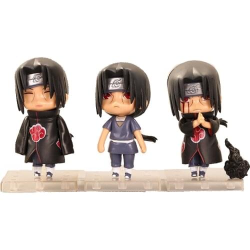 Q Version Naruto Uchiha Itachi Figure Model Collectible Ornaments Childrens Toys Birthday Christmas Gifts