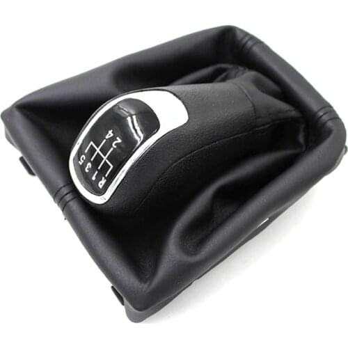 Car stick Gear Shift Knob Gaiter Boot Cover 5 speed 6 speed for Skoda Superb MKII (08-12) CNWAGNER Car Accessories