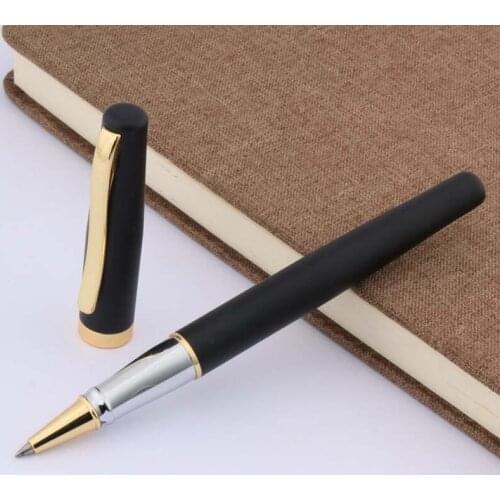 DUKE 209 matte black office golden student Trim Roller ball Pens