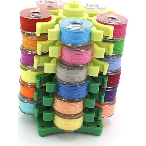 Bobbins Tower Store Holder Clips for Embroidery Sewing Quilt Embroidery Bobbin Tower Bobbin Storage Case