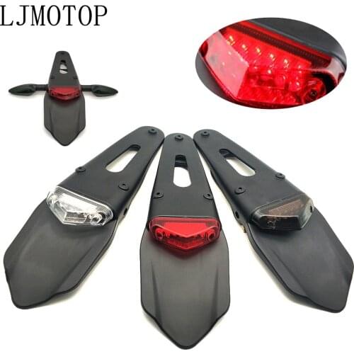 Motorcycle LED Tail Light Rear Fender Brake Stop Taillight 12V LED Lamp For Suzuki rmz 250 450 drz 400 sm RMZ250 RMZ450 DRZ400SM