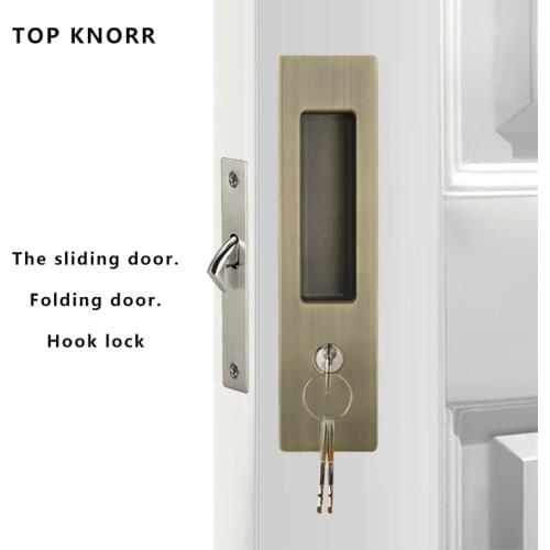 Zinc alloy sliding door lock latch pull gloves bathroom balcony cabinet door hardware fittings single hook sliding door lock har