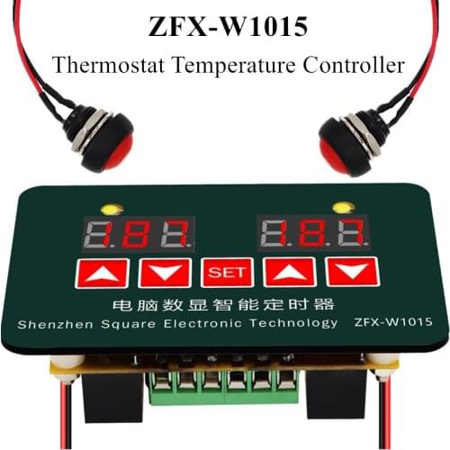 ZFX-W1015 Microcomputer Thermostat Temperature Controller Intelligent Time Controller Adjustable Incubator 12V 24V 220V 40% off
