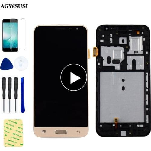 For Samsung Galaxy J3 2016 LCD Display j320 J320F J320M J320A J320FN Panel J320H LCD Touch Screen Digitizer Assembly Frame