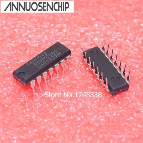 100PCS SN74HC04N DIP14 SN74HC04 DIP 74HC04D 74HC04N 74HC04 new and original free shipping