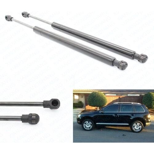 2pcs Auto Rear Window Glass Gas Charged Struts Car Lift Support Rod For 2004-2010 Volkswagen Touareg Sport Utility 12.52 inch