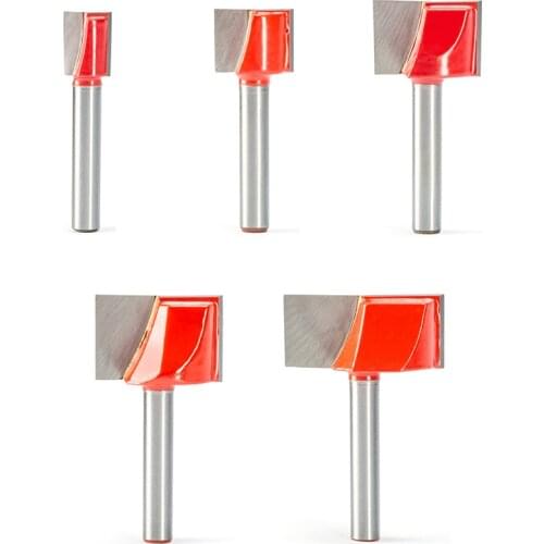 3pc 6mm Shank Cleaning bottom Engraving Bit carbide router bit Woodworking Tools CNC milling cutter endmill for wood Flat Door