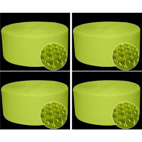 30cm Wide 15M Strong Air cushion film air cushion bubble roll air cushion packaging Lovely Heart Shape for packing Fruit Green