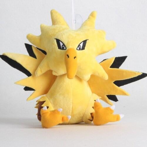 5pcs/lot Zapdos Plush Toys Doll Kawaii Anime Zapdos Plush Toys Doll Plush Stuffed Toys for Children Kids Gifts