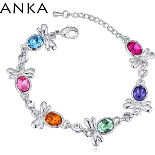 ANKA Bracelets & Bangles Top Quality Beetle insect Bracelet fashion Austrian Crystal Crystals from Austrian #113885