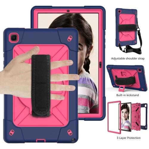Case For Samsung Galaxy Tab A7 10.4 2020 Funda Tablet Hard Case SM-T500 SM-T505 SM-T507 Heavy Duty Silicone Rugged Stand Cover