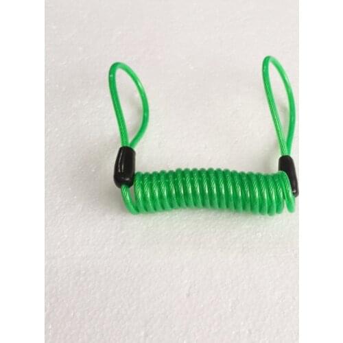 Hot 120cm Alarm Disc Lock Security Anti Thief Motorbike Motorcycle Wheel Disc Brake Bag And Reminder Spring Cable