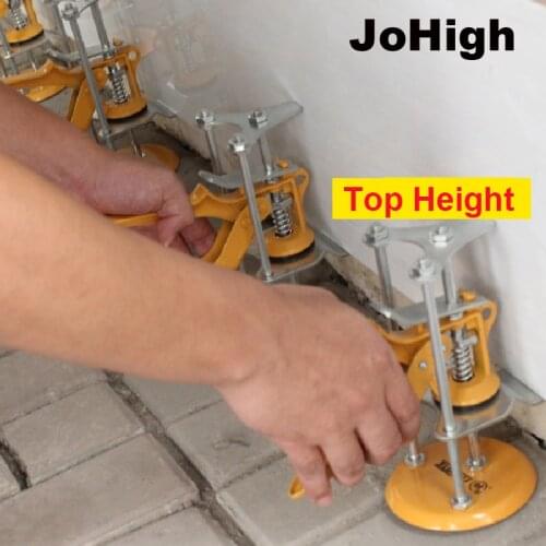 JoHigh 1 Piece Tile Locator Wall Tile Tool Single Pillar Height Adjuster 90kg Load Capacity