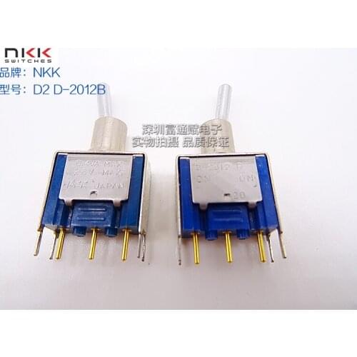 [VK] Japan NKK D2 D-2012B D-2012 B button switch head switch toggle switch 3 feet 2 0.4VA MAX28V MAX