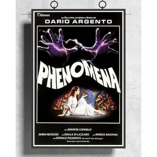 L149 PHENOMENA aka CREEPERS Movie Horror Dario Argento Suspiria Silk Fabric Poster Art Decor Indoor Painting Gift