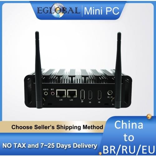 EGLOBAL AMD DDR3 A6 PRO 8500B mini pc M.2 PCIE Desktop Computer 2 cores 4 threads windows 11 TPM2.0 DP HDMI VGA 3 Display Ports