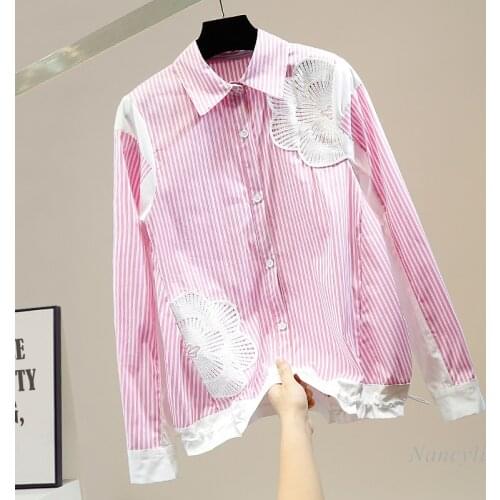 NANCYLIM Women's Striped Shirts