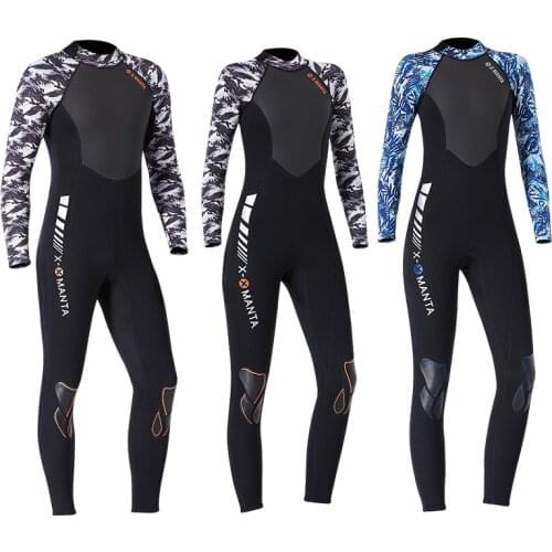 1.5mm/3mm Neoprene One Piece Wetsuit Long Sleeve Full Body Warm Rashguard Diving Swimming Surfing Scuba Wet Suits Men Women