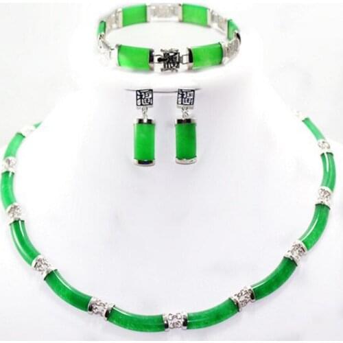 New Beautiful lady Necklace/Earrings/Bracelet jewelry set retro style dance engagement