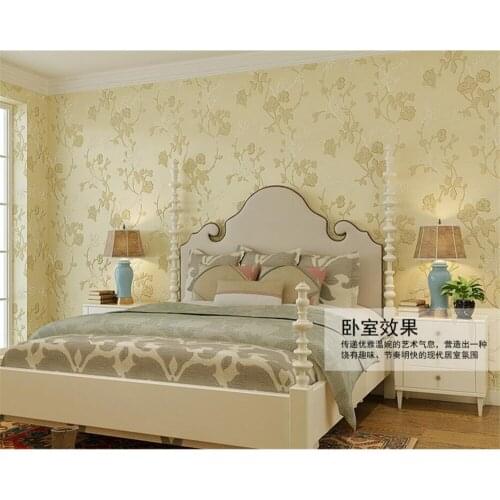 Beibehang papel de parede embossed wallpaper sweet romantic marriage room bedroom 3d wallpaper wall paper home decor