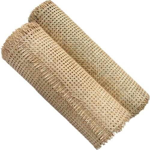 50-95CM Natural Indonesian Rattan Wicker Cane Webbing Roll Furniture Chair Table Repair Material Cabinet Door Ceiling Wall Decor