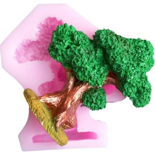 Tree Shape Silicone Cake Mold Non-stick Chocolate Fondant DIY Baking Decor Tool Cake Baking Mold Home DIY Handmade Dessert Mold