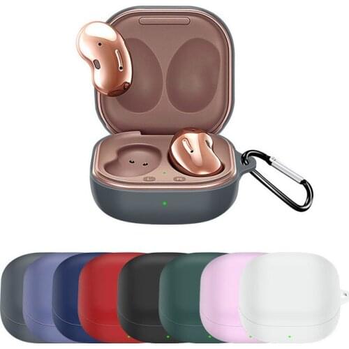 Silicone Cover for Samsung Galaxy Buds live Wireless Earphone Protective Case Anti-fall Protector for Samsung Galaxy Buds Live