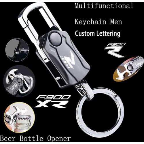 Finger Spinner Mens Multifunctional metal Keychain for BMW F900R F900XR 2019 2020 2021 motorcycle accessories