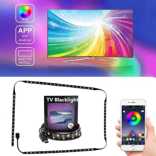 TV Backlight Lamp RGB LED Strip TV Light For Cupboard Wardrobe Cabinet LED Diode Background Lighting Decoration Fairy Lights