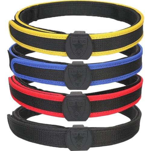 Tactical Gear IPSC SPECIAL SHOOTING BELT BLACK Waist Belt S-XL Red Yellow Black Blue Wholesale Hunting Accessories