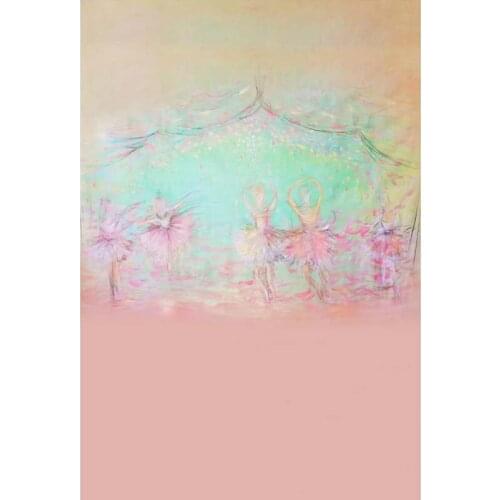 TR Photography Background Stage Dancers Pink Green Bokeh Baby Newborn Studio props Spring Backdrops Heidi Hope Background