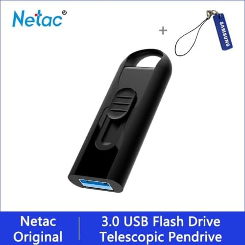 Netac U309 USB Flash Drive 16GB Flash Disk 32GB 64GB Memory Stick 128GB Pen Drive USB 3.0 Memoria USB With OTG Pendrive Animado
