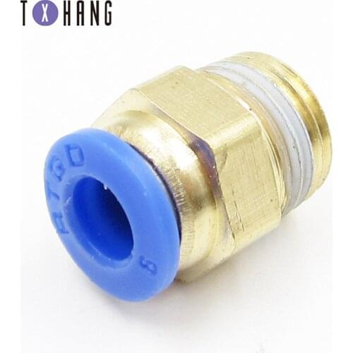 4PCS Push In To Connect Fitting Male Straight Connector Pneumatic Air Fitting For 6mm Tube OD x 1/4" BSPT diy electronics